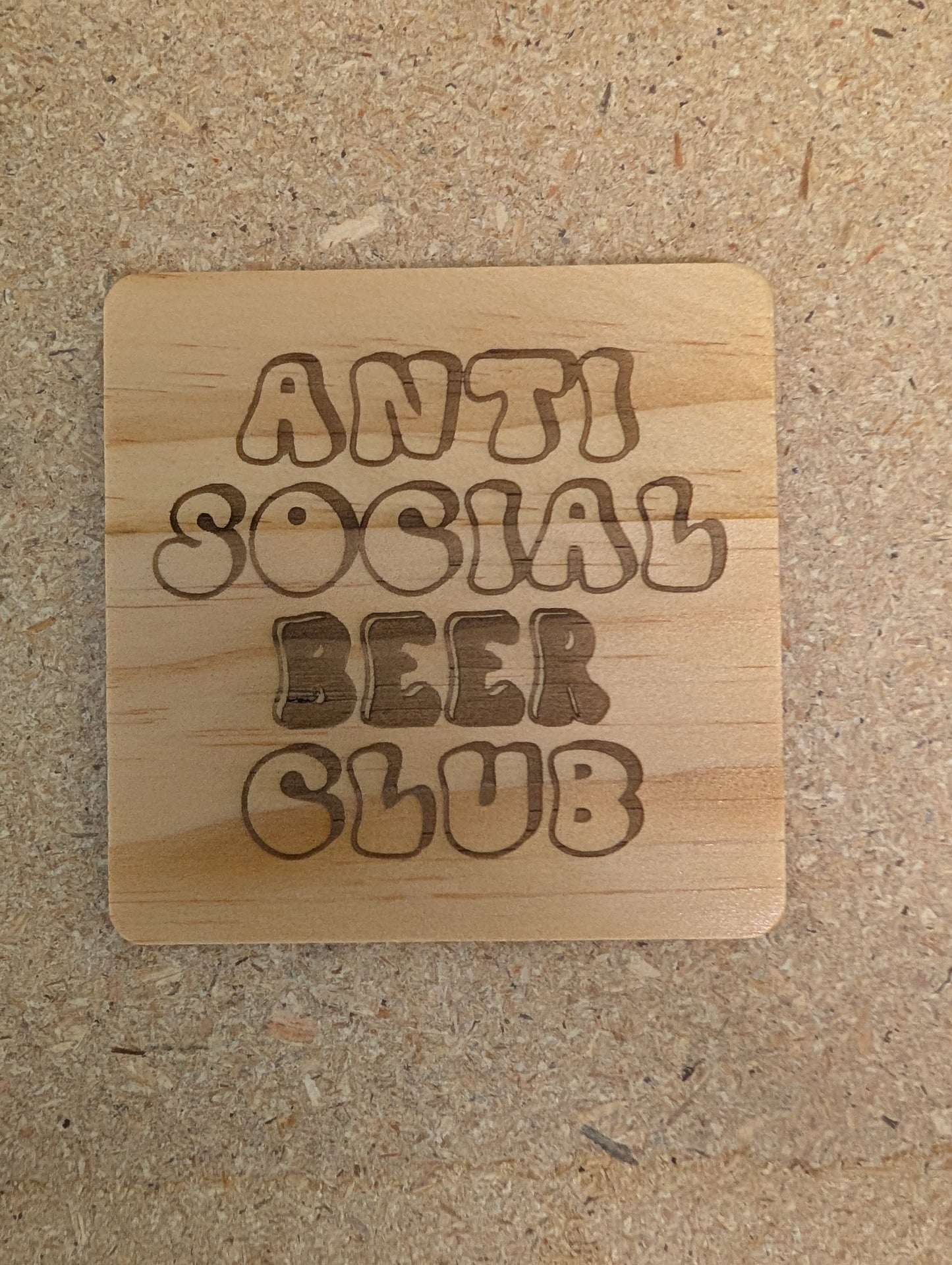 Engraved Wooden Coasters (Set of 4)