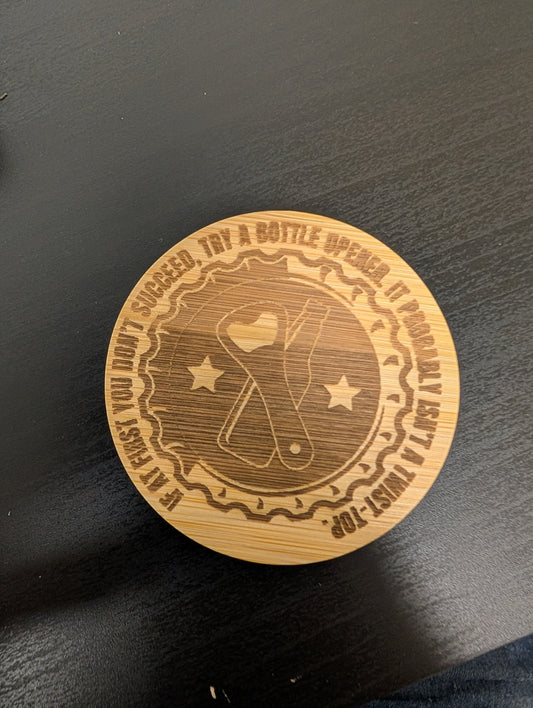 Engraved Magnetic Bottle Opener