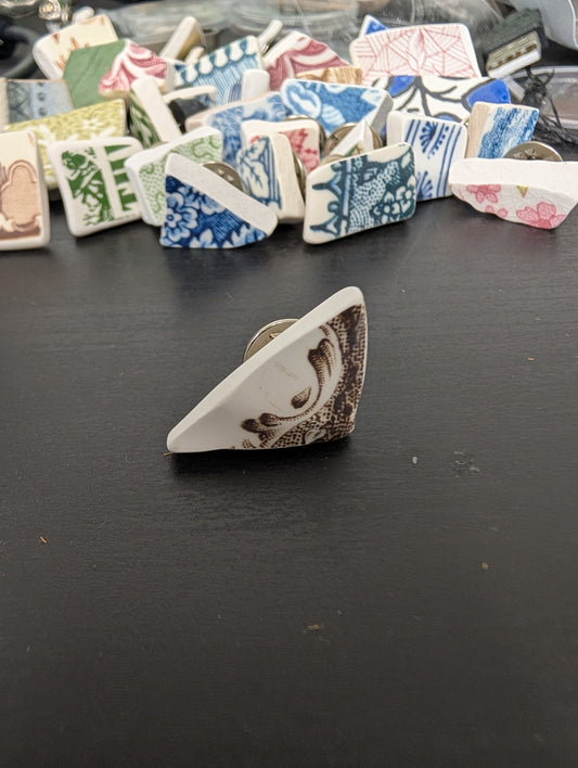Tumbled Ceramic Pin